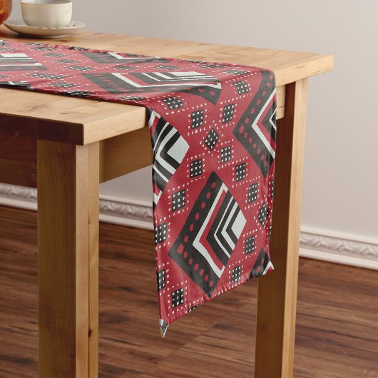 Zimbabwean Traditional Jira reRetso African Print  ロングテーブルランナー