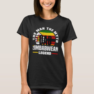 Zimbabwean Zimbabwe Zimbabwean Flag Fathers Day Tシャツ