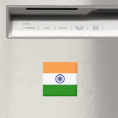 zIN001インディアン国旗インド、冷蔵庫用マグネット マグネット (インサイチュ (食洗機))