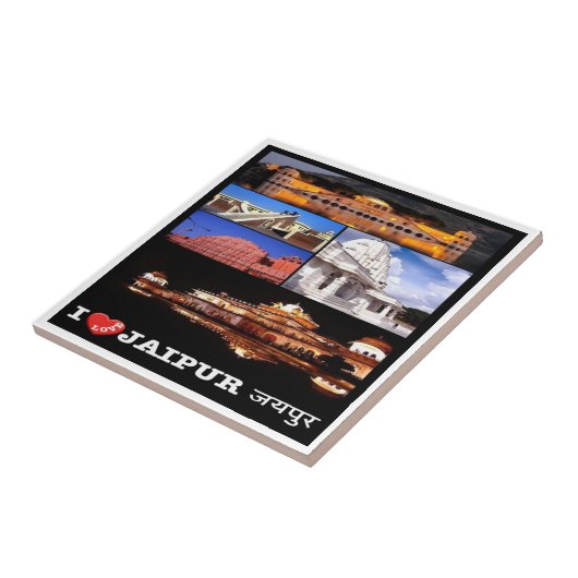 zIN003 i love JAIPUR India, Asia, タイル (側面)