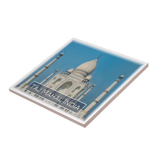 zIN009 TAJ MAHAL，インド，アジア， タイル (側面)