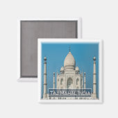 zIN009 TAJ MAHAL，インド，アジア，冷蔵庫 マグネット (正面/裏面)