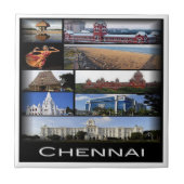 zIN011 CHENNAI MADRAS，インド，アジア， タイル (正面)