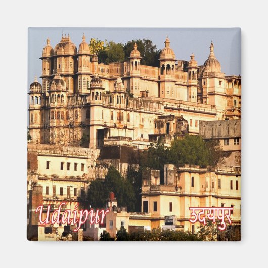 zIN016 UDAIPUR City Palace,インド,アジア マグネット (正面)