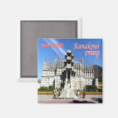 zIN017 Jain Temple RANAKPUR,インド,アジア,冷蔵庫 マグネット (正面/裏面)