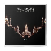 zIN021 New Delhi RASHTRAPATI BHAVAN、インド タイル (正面)