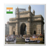 zIN025 MUMBAI，インド，アジア， タイル (正面)