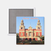 zIN026 JODHPUR MEHERANGARH FORT，インド，冷蔵庫 マグネット (正面/裏面)