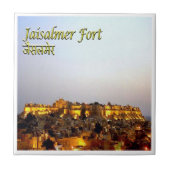 zIN027 JAISALMER FORT，インド，アジア， タイル (正面)