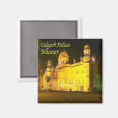 zIN030 LALGARH PALACE BIKANER,インド,冷蔵庫 マグネット (正面/裏面)