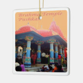 zIN20 Brahma Temple PUSHKAR，インド，アジア， セラミックオーナメント (左)
