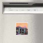 zIN20 Brahma Temple PUSHKAR、インド、アジア、冷蔵庫M マグネット (インサイチュ (食洗機))