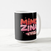 ZinaとMimo: 愛と無関心 コーヒーマグカップ (正面右)