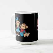 ZinaとMimo: 愛と無関心 コーヒーマグカップ (正面左)
