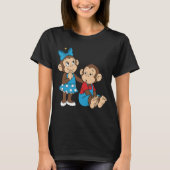 ZinaとMimo: 愛と無関心 Tシャツ (正面)