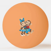 Zina and Mimo are flirting. 卓球ボール (正面)