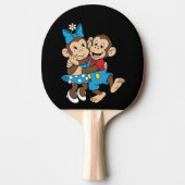 Zina and Mimo are flirting. 卓球ラケット (正面)