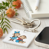 Zina and Mimo: Love and indifference キーホルダー (正面右)