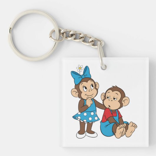 Zina and Mimo: Love and indifference キーホルダー (正面)