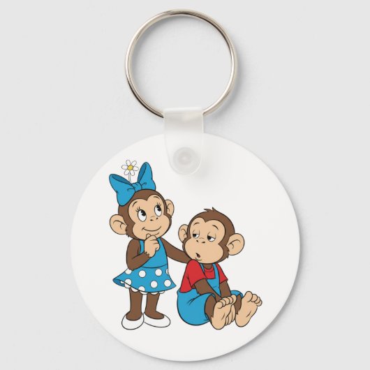 Zina and Mimo: Love and indifference キーホルダー (正面)