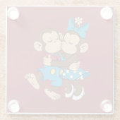 zina and mimo love kiss ガラスコースター (裏面)