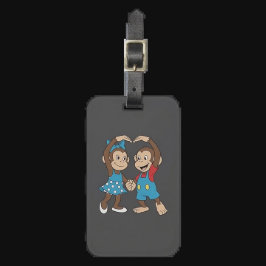 Zina, Mimo, and the sign of love ラゲッジタグ