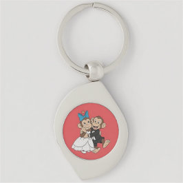 Zina & Mimo are the bride and groom. キーホルダー