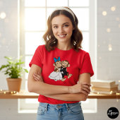 Zina & Mimo are the bride and groom. Tシャツ