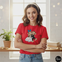 Zina & Mimo are the bride and groom. Tシャツ