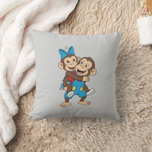 zina on mimo's back クッション (ブランケット)