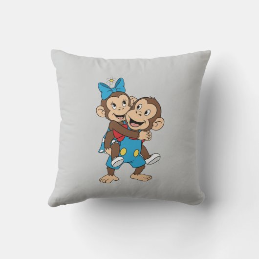 zina on mimo's back クッション (裏面)