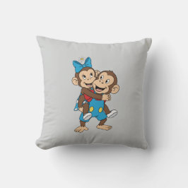 zina on mimo's back クッション