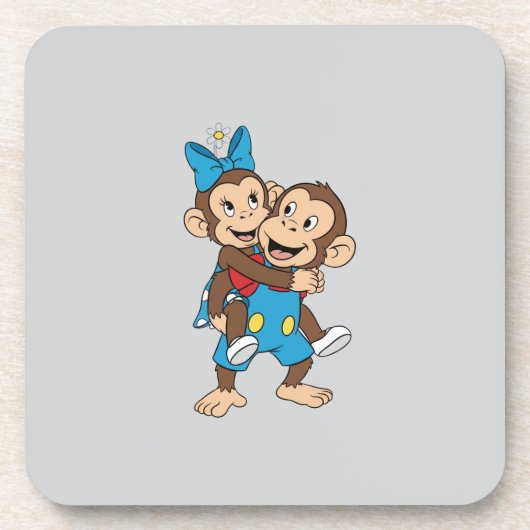 zina on mimo's back コースター (正面)