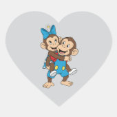 zina on mimo's back ハートシール (正面)