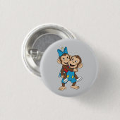 zina on mimo's back 缶バッジ (正面&裏面)