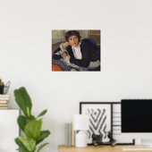 Zinaida Serrebriakovaポートレートof Lola Brazポスター ポスター (ホームオフィス)