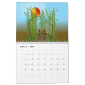 Zingleesカレンダーでグリーンに移行 カレンダー (2月 2026)