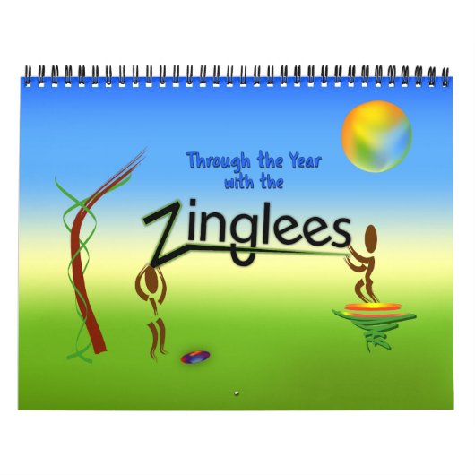 Zinglees ~ Through the Year Calendar カレンダー (カバー)