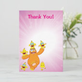 ZingozおよびZangozのおもしろい サンキューカード (スタンド正面)