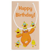 ZingozおよびZangozのおもしろい スモールペーパーバッグ (裏面)