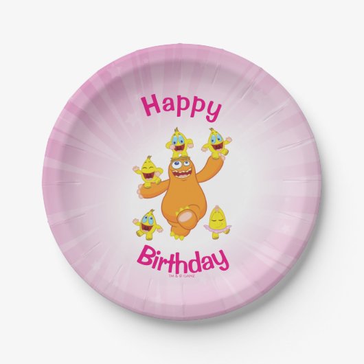 ZingozおよびZangozのおもしろい ペーパープレート (正面)