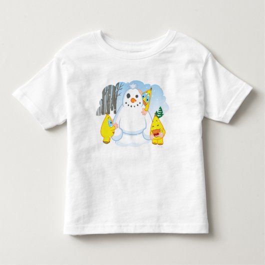 Zingozの雪だるま トドラーTシャツ (正面)