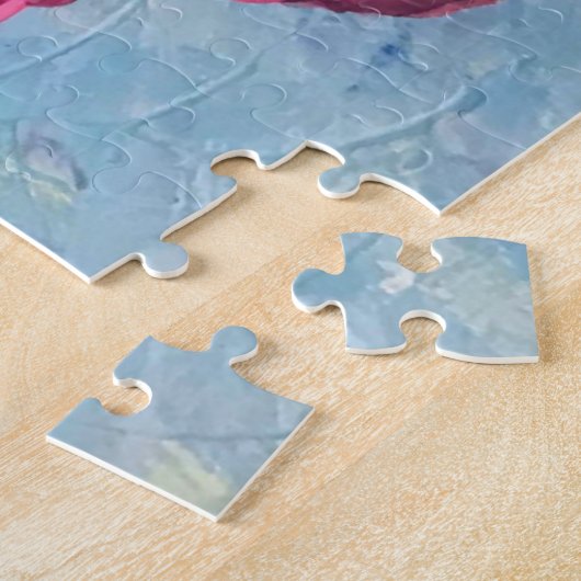 Zinnia and Bees Puzzle ジグソーパズル (側面)