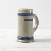 ZINNIEのビールのジョッキ ビールジョッキ (正面右)