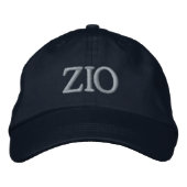Zio Embroidered Cap - Gift for Italian Uncle 刺繍入りキャップ (正面)