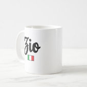 Zio Italian Flag Mug - Uncle コーヒーマグカップ (正面左)