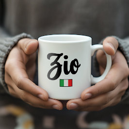Zio Italian Flag Mug - Uncle コーヒーマグカップ