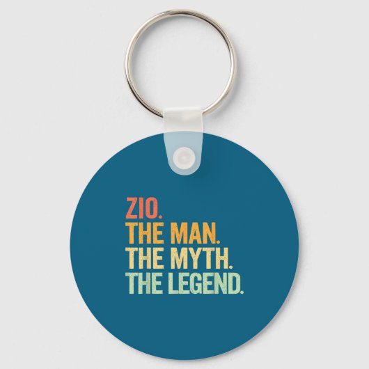 Zio Man Myth Legend Retro キーホルダー (正面)