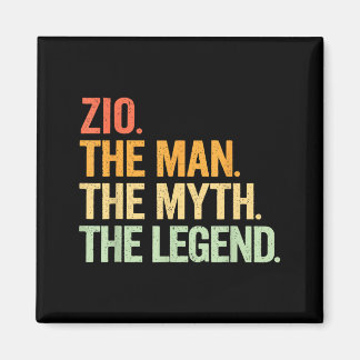 Zio Man Myth Legend Retro Artwork マグネット