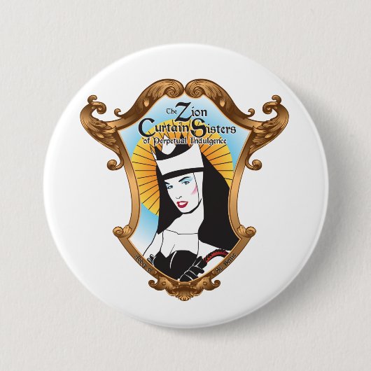 Zionの姉妹ボタン 缶バッジ (正面)